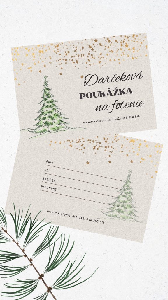 Darčeková poukážka na fotenie Čadca