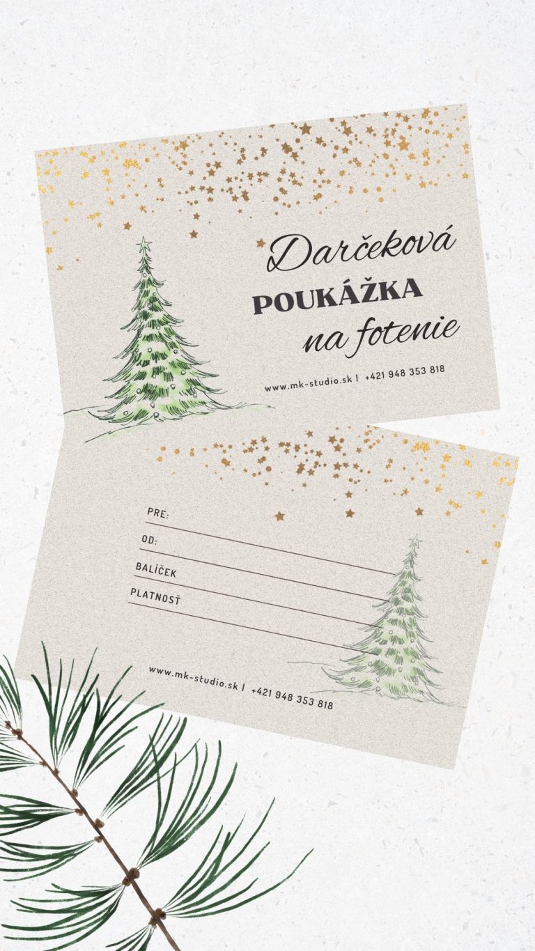 Darčeková poukážka na fotenie Čadca